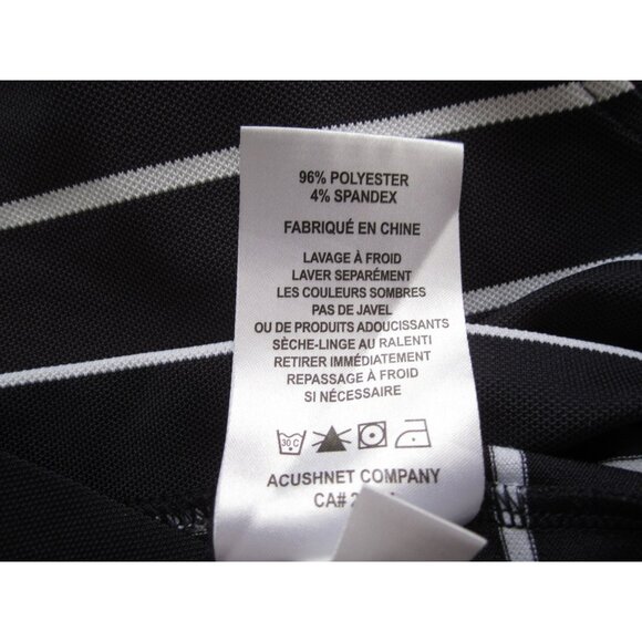 Men Foot Joy FJ Univ of Michigan Stripe Athletic Long Sleeve Shirt Sz L (MT657) - Picture 8 of 8